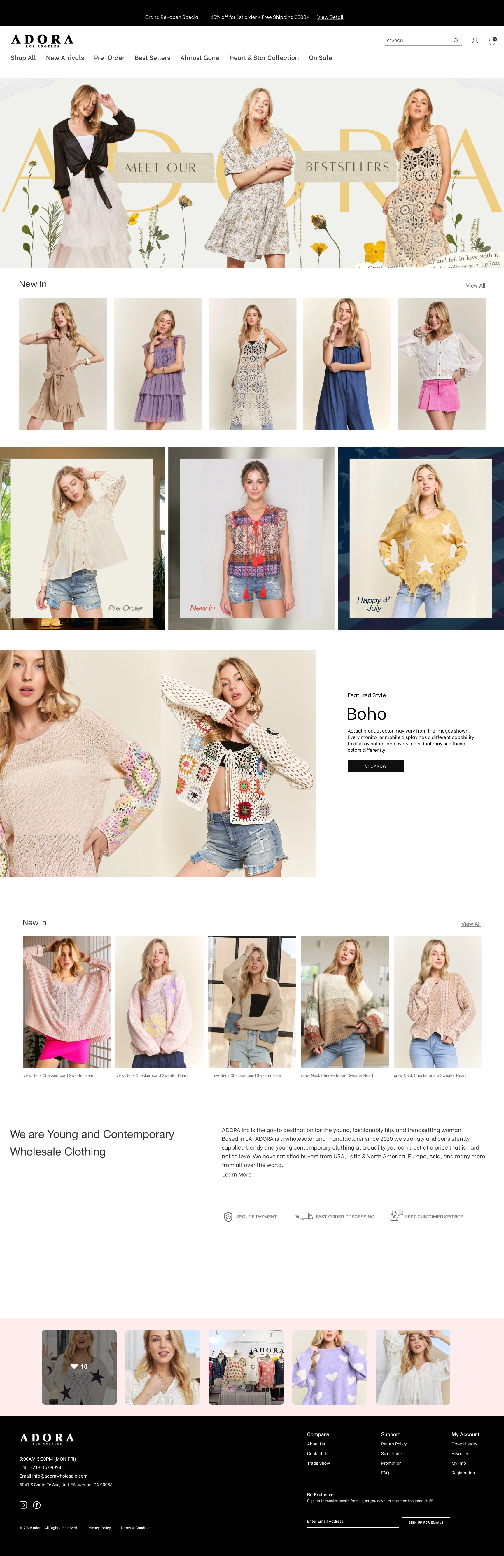 Landing page preview